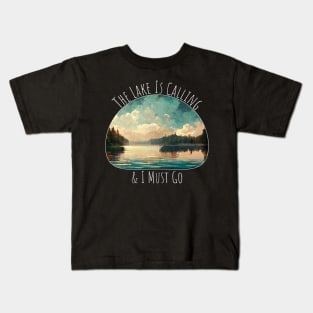 The Lake Is Calling Kids T-Shirt